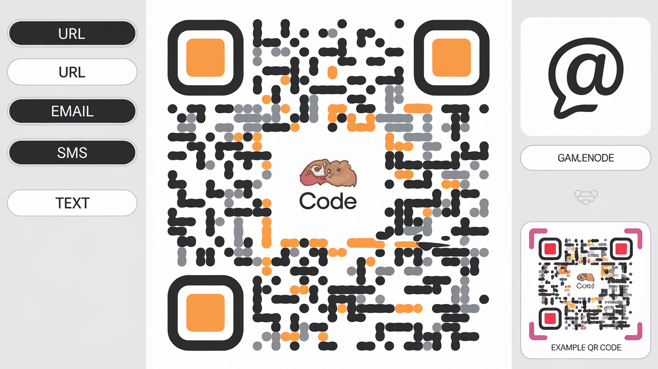 Processus de personnalisation d'un code QR avec changement de couleur, intégration de logo, et choix de forme.