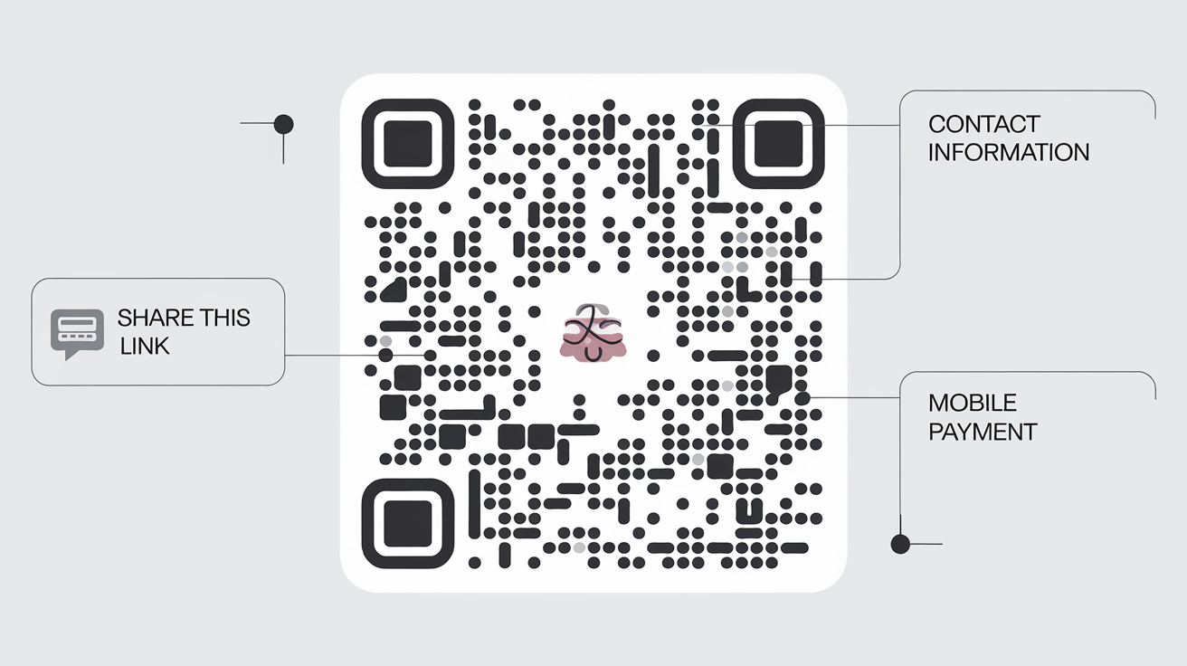 Interface de QR Code Monkey avec différentes options de création de code QR telles que URL, E-mail et SMS.